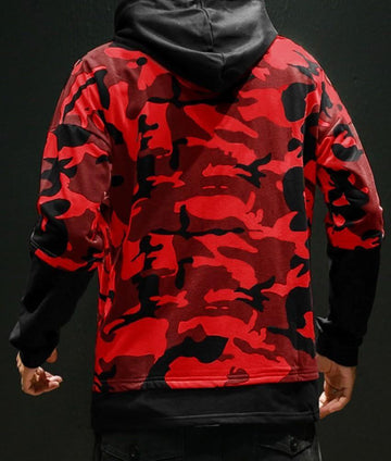 Men's Full Sleeve Casual T-shirt Hoodie